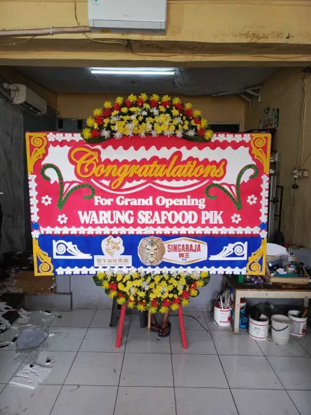 Papan Bunga Ucapan Selamat Bentarsari Salem